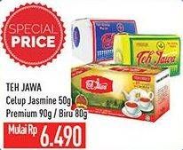 Promo Harga Teh Jawa Celup Jasmine/Premium/Biru  - Hypermart