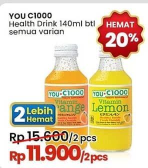 Promo Harga You C1000 Health Drink Vitamin All Variants 140 ml - Indomaret