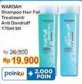 Promo Harga WARDAH Shampoo Hairfall Treatment, Anti Dandruff 170 ml - Indomaret
