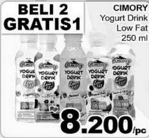 Promo Harga CIMORY Yogurt Drink Low Fat 250 ml - Giant