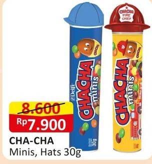 Promo Harga Delfi Cha Cha Minis Police Hat, Reguler 40 gr - Alfamart