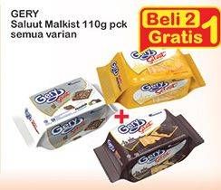 Promo Harga GERY Malkist All Variants per 2 pouch 110 gr - Indomaret