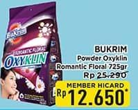 Promo Harga Bukrim Oxy Klin Power Romantic Floral 750 gr - Hypermart