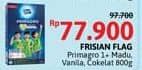 Promo Harga Frisian Flag Primagro 1+ Vanilla, Cokelat, Madu 800 gr - Alfamidi