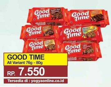 Promo Harga GOOD TIME Cookies Chocochips All Variants 76 gr - Yogya