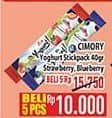 Promo Harga Cimory Yogurt Stick Blueberry, Strawberry 40 gr - Hypermart