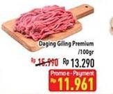 Promo Harga Daging Giling Sapi Premium per 100 gr - Hypermart