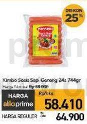 Promo Harga Kimbo Sosis Sapi Goreng 24 pcs - Carrefour