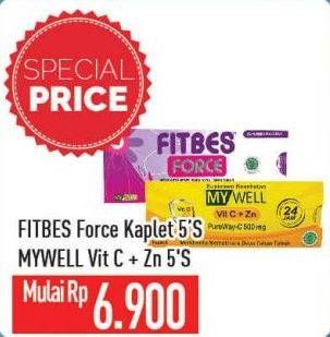 Promo Harga Fitbes Force/My Well Vit C  - Hypermart