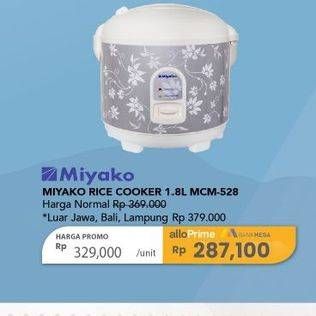 Promo Harga Miyako MCM 528 | Magic Com  - Carrefour