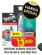 Promo Harga DEXTONE Rubber Sealant 35gr/Lem Besi  - Superindo