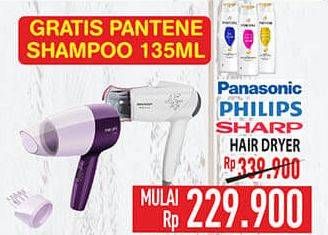 Promo Harga Panasonic/Philips/Sharp Hair Dryer  - Hypermart