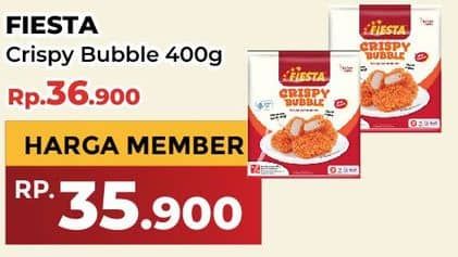 Promo Harga Fiesta Naget Crispy Bubble 500 gr - Yogya