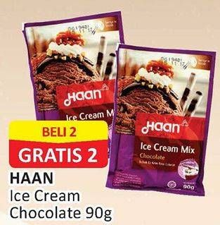 Promo Harga HAAN Ice Cream Mix Chocolate per 2 sachet 90 gr - Alfamart
