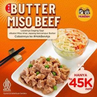 Promo Harga Hokben Butter Miso Beef  - HokBen
