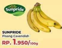 Promo Harga Sunpride Pisang Cavendish per 100 gr - Yogya