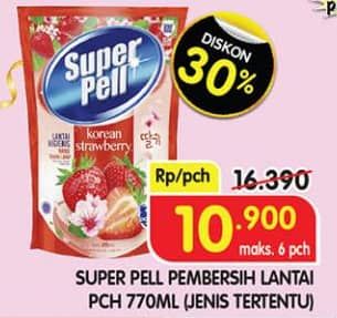 Promo Harga Super Pell Pembersih Lantai 770 ml - Superindo