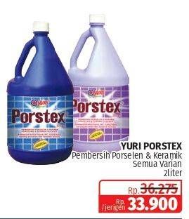 Promo Harga Yuri Porstex Pembersih Porselen All Variants 2000 ml - Lotte Grosir