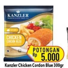 Promo Harga Kanzler Chicken Cordon Bleu 300 gr - Hypermart