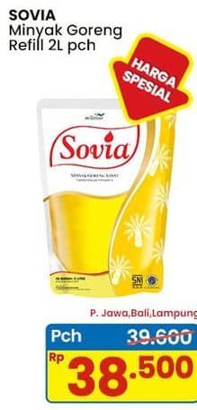 Promo Harga Sovia Minyak Goreng 2000 ml - Indomaret