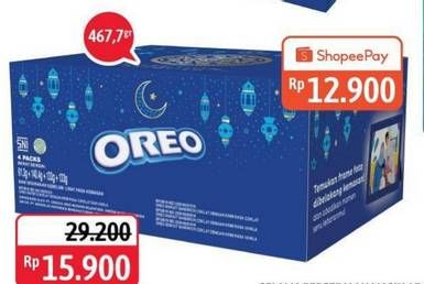 Promo Harga OREO Selection Box 467 gr - Alfamidi