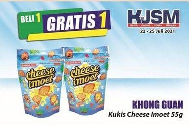 Promo Harga KHONG GUAN Cheese Imoet 55 gr - Hari Hari