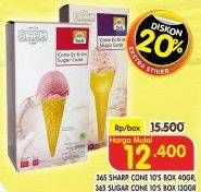 Promo Harga 365 Sharp Cone / Sugar Cone  - Superindo