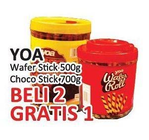 Promo Harga YOA Choco Stick per 2 pcs 700 gr - Yogya
