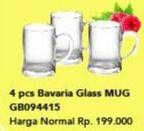 Promo Harga BAVARIA Glass MUG GB094415  - Carrefour