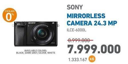Promo Harga SONY ILCE 6000L Mirrorless Camera 24.3 MP  - Electronic City
