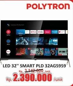 Promo Harga Polytron PLD 32AG5959 HD Android LED TV 32 Inch  - Hari Hari