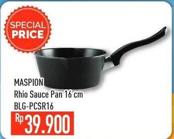 Promo Harga MASPION Rhio Saucepan 16 Cm  - Hypermart