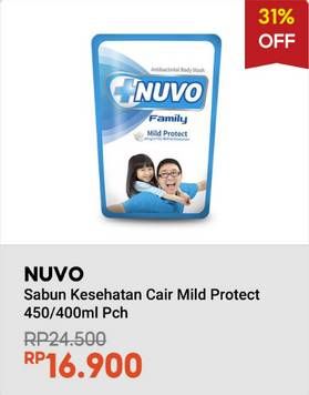 Promo Harga Nuvo Body Wash Mild Protect 450 ml - Indomaret