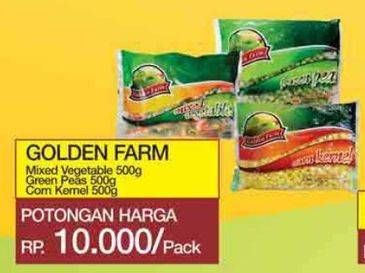 Promo Harga Golden Farm Mixed Vegetable/Green Peas/Corn Kernel  - Yogya