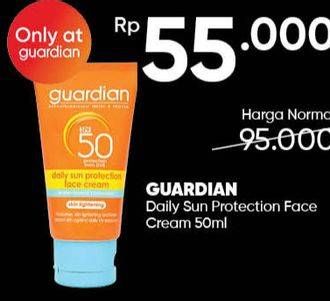 Promo Harga GUARDIAN Daily Sun Protection Face Cream 50 ml - Guardian