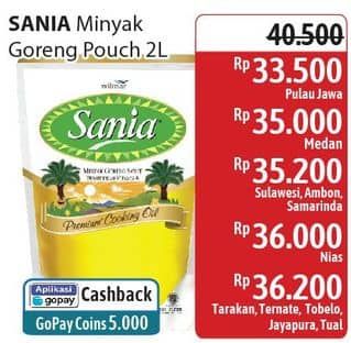 Promo Harga Sania Minyak Goreng 2000 ml - Alfamidi