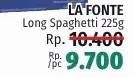 Promo Harga La Fonte Spaghetti 225 gr - LotteMart