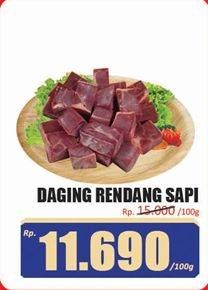 Promo Harga Daging Rendang Sapi per 100 gr - Hari Hari