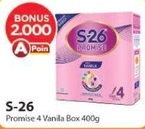 Promo Harga S26 Promise Susu Pertumbuhan Vanilla 400 gr - Alfamart