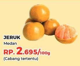 Promo Harga Jeruk Medan per 100 gr - Yogya