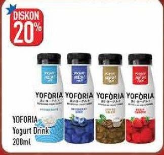 Promo Harga YOFORIA Yoghurt 200 ml - Hypermart