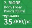 Promo Harga Biore Body Foam Beauty 800 ml - Guardian