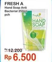 Promo Harga FRESH A Hand Soap 250 ml - Indomaret