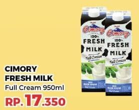 Promo Harga Cimory Fresh Milk Full Cream 950 ml - Yogya