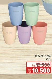 Promo Harga Freemir Wheat Straw Cup 8 Cm  - Lotte Grosir
