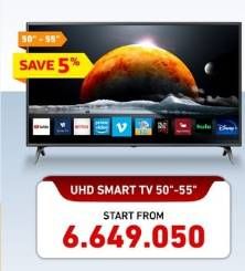 Promo Harga UHD Smart TV 50"-55"  - Electronic City