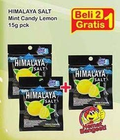 Promo Harga HIMALAYA SALT Mint Candy Lemon per 2 pouch 15 gr - Indomaret