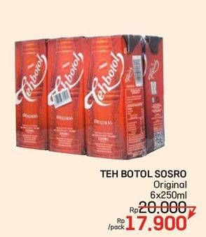 Promo Harga Sosro Teh Botol Original 250 ml - LotteMart