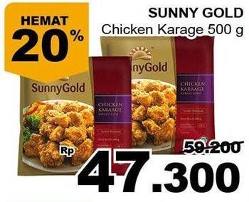 Promo Harga SUNNY GOLD Chicken Karaage 500 gr - Giant
