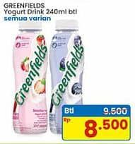 Promo Harga Greenfields Yogurt Drink All Variants 250 ml - Indomaret
